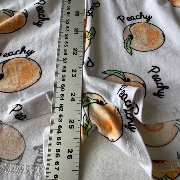 Mentally Exhausted Women's 1/2 Button Up Peachy Pajama‎ Sleep Romper White Large - Picture 8 of 11